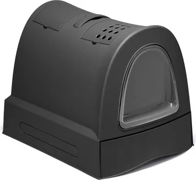 Obrázek produktu pro Imac Zuma zásobník na kočky s posuvnou zásuvkou antracitový