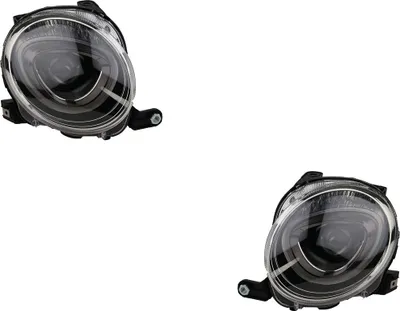 Immagine prodotto di Johns, set di fari H7 sinistra destra adatto per Fiat 500 15 - m LWR Schrägh. Cabrio