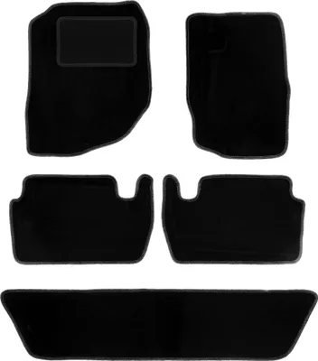Produktbild von Schwarze Velours-Fußmatten für: Dodge Durango II SUV (2002-2010)