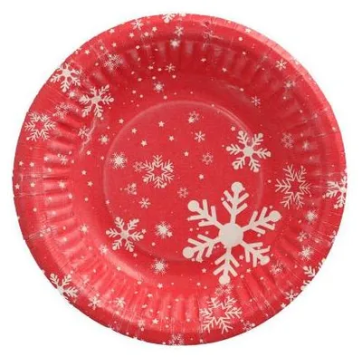 Produktbild von Schalen, Pappe rund Ø 19 cm · 3 cm "Winter Time"
