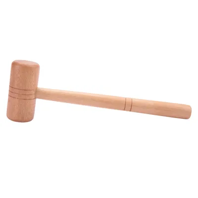 Imagen del producto de Martillo para joyería, martillo de madera, herramienta de martillo para proyectos de bricolaje, martillo de madera manual, martillo herramienta