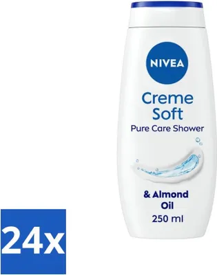 Immagine prodotto di NIVEA Crema Doccia Soft 250 ml - Confezione risparmio - 24 pezzi