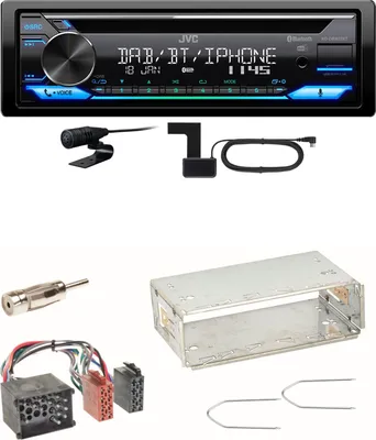 Produktbild von JVC KD-DB922BT Bluetooth Digitalradio USB CD Einbauset für BMW E30 E34 E32