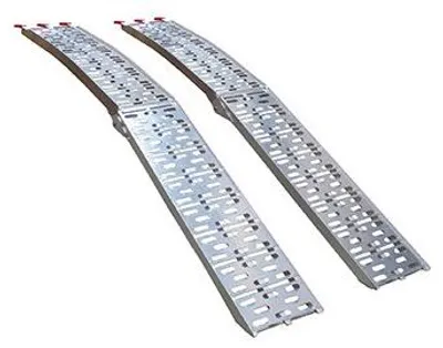 Image de Jeu De 2 Rampes Alu Pliable Longueur 225cm, Largeur 29 Cm, Longueur Pliée 116 Cm, Capacité Maximum D