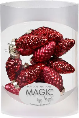 Produktbild von Zapfen 12 Stk 4.5cm Chianti