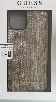 Produktbild von Guess Hard-Case Cover Lizard für Apple iPhone 12 Pro Max 6,7" Gold