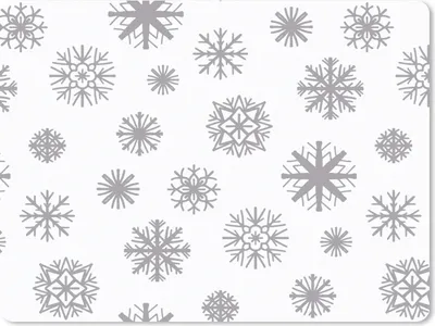 Produktbild von MuchoWow® Mauspad Mousepad Schneeflocke - Design - Winter 23x19 cm - Mousepads - Maus Mat - Pad - Mausunterlage - Schreibtischunterlage - Mauspad