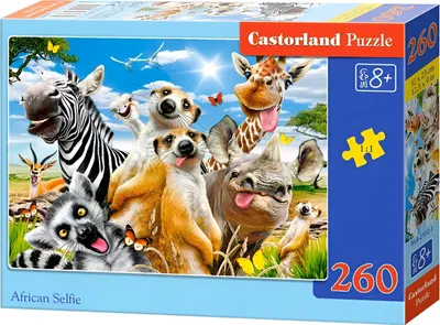 Image de Puzzle 260 pièces Selfie africain Castorland 27552