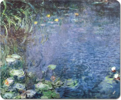 Produktbild von Claude Monet Mauspad - Seerosen, Morgen (19 x 23 cm)