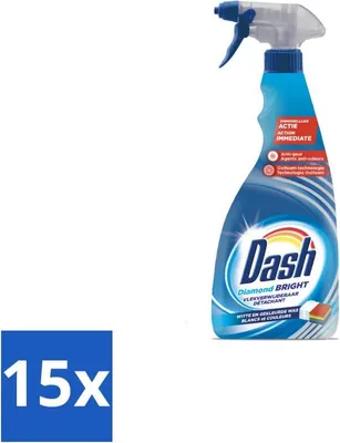 Produktbild von Dash - Fleckenentferner - Flüssig - Kraftvolle Reinigung - 750 ml - Vorteilspack - 15 Stücke