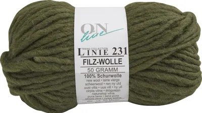 Produktbild von ONline Wolle Filzwolle, Linie 231 Farbe 0009