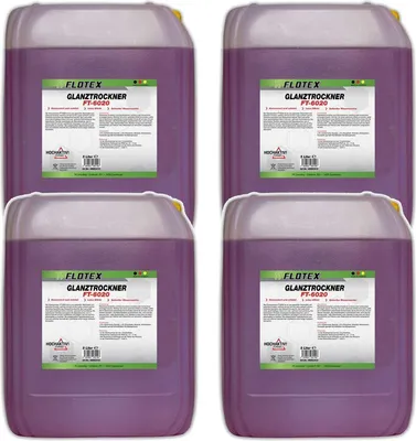 Produktbild von Flotex Glanztrockner, 4 x 5L Waschanlagen Glanzfinish Glanz Lack