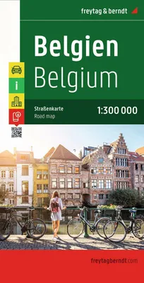 Produktbild von Belgien 1 : 300 000. Autokarte
