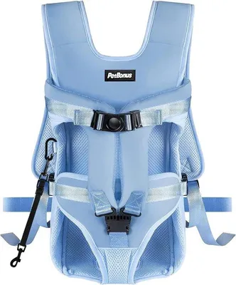 Obrázok produktu pre Malý batoh pre psov, priedušný, ľahký, modrý, S