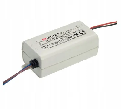 Zdjęcie produktu dla MeanWell Zasilacz Impulsowy LED 12W 700mA IP42 Oryginalny APC-12-700