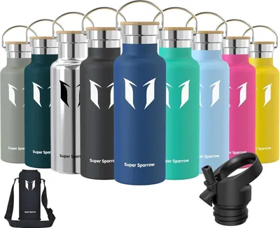 Immagine prodotto di Bottiglia Super Sparrow in acciaio inox 750ml a prova di perdite e senza BPA