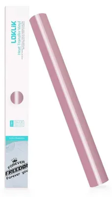 Image de LOKLiK Film flexible transfert de chaleur - Rose / 30.5 x 180 cm