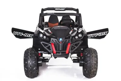 Obrázok produktu pre Elektrické autíčko NEW RSX Čierny, Pohon 4x4, 2x12V, EVA kolesá, široké dvojmiestne sedadlo, Kľúč na štartovanie, 2,4 GHz DO, 4X MOTOR, Dvojmiestne,