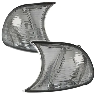Für BMW 3er E46 Coupe Cabrio ab 1999-2001 2x Frontblinker Blinker Smoke in der Farbe von AD TUNING GmbH & Co. KG