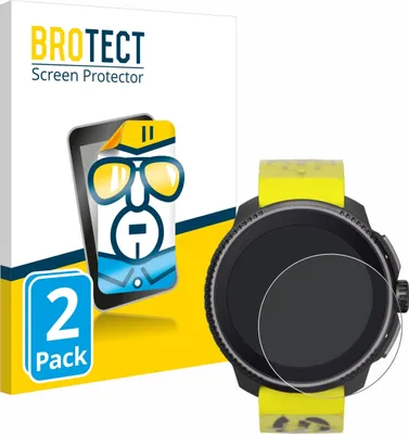 Produktbild von 2x Für Suunto Race / 2 Schutzfolie BROTECT Displayschutz Display Schutz Folie Klar Transparent