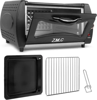 Produktbild von ZMC Mini Tandoor 2100W 22L - Minibackofen für Lahmacun, Pizza, Naan und Brot. Inklusive Backblech und Grillrost. Kompakt, leistungsstark, schnelles Aufheizen