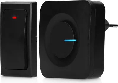 Image de Alecto ADB30ZT - Sonnette sans fil sans piles, noir