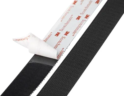 Immagine prodotto di nastro con gancio autoadesivo 3M Premium (nastro con gancio) 25 mm 45,7 m nero