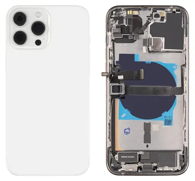 Produktbild von iPhone 13 Pro Max Gehäuse mit Backcover Weiß
