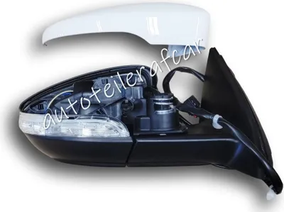 Produktbild von Außenspiegel Spiegel rechts elektrisch für Für VW PASSAT B7 2010 - 15 weiss LC9A