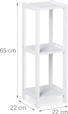 Zdjęcie produktu dla Półka stojąca z 3 poziomami do kuchni i łazienki