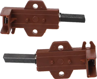 Produktbild von vhbw 2x Kohlebürste 5 x 12,5 x 34 mm Ersatz für 481281719418, 481281729602, 047317, 196546, 49000466, 050582, 196539 für Waschmaschine
