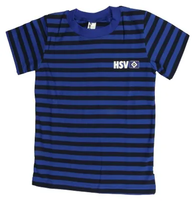 Produktbild von HSV Kinder-T-Shirt schwarz/blau gestreift
