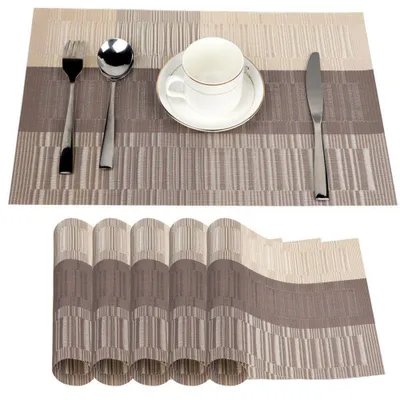Obrázok produktu pre Sada 6 podtáciek, rozmer 30 x 45 cm, s protišmykovou úpravou a odolná voči teplu
