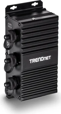 Produktbild von TRENDnet TI-EU120 2-Port UPoE Extender Industrial Outdoor Gigabit