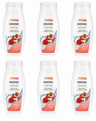 Produktbild von Marvitamed Duschgel Granatapfel 250 ml – ( 6 Pack) Mildes Duschgel
