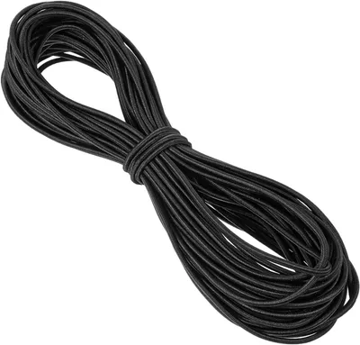 Imagen del producto de Banda elástica redonda, de 3 mm de diámetro, de 20 metros de longitud, para trabajos de costura
