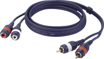 Produktbild von Audio-Kabel - Cinch Female (Stereo) / Cinch Male (Stereo) - 3,00m