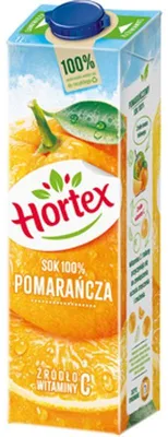 Obrázek produktu pro Sok pomarańczowy Hortex 100% z pomarańczy 1 litr