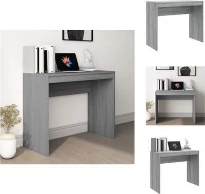 Immagine prodotto di vidaXL Scrivania grigio Sonoma 90x40x72 cm in legno - Scrivanie