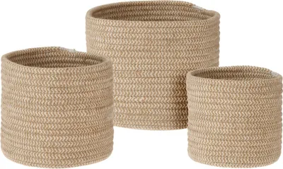Obrázek produktu pro Úložné koše NATURAL, 3 kusy