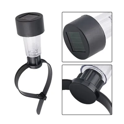 Produktbild von Solarlampe für Aufstellpools,IP65 wasserdicht Garten Solarlampe, warmweißes Licht, Dekobeleuchtung Rasenlichter für Garten und Poolzaun