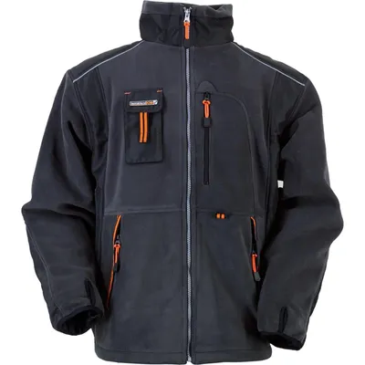 Produktbild von Terrax TTJ Fleecejacke grau/orange Gr. S