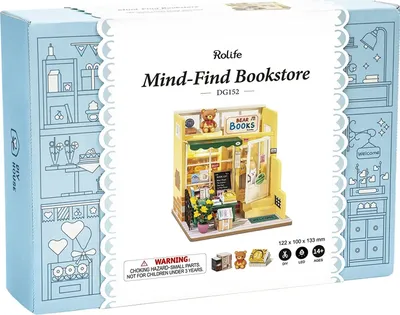 Image de ROBOTIME Rolife DYI House : La librairie en quête d'idées