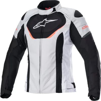 Produktbild von Alpinestars Stella T-Jaws V3 Wasserdichte Damen Motorrad Textiljacke Farbe: Grau/Schwarz/Weiß, Grösse: L