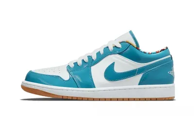 Produktbild von Nike Air Jordan 1 Low SE Barcelona Cyber Teal Light Teal Größe 44,5