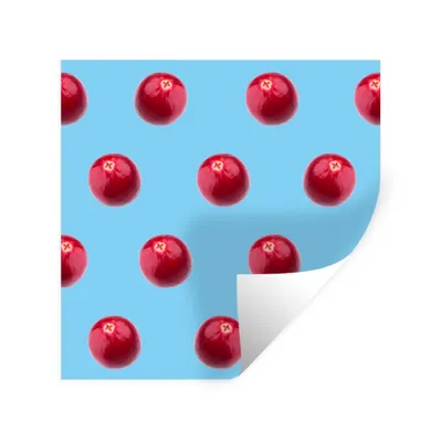 Obrázok produktu pre MuchoWow® Nálepka na stenu - Ovocie - leto - vzor - 120x120cm - Samolepiaca a polohovateľná