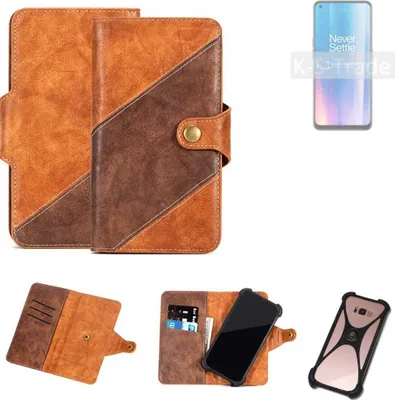 Produktbild von K-S-Trade Handyhülle Schutzhülle Bookstyle Case Wallet-Case kompatibel mit OnePlus Nord CE 2 5G Cover Klapphülle Kantenschutz Smartphone