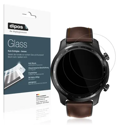 Zdjęcie produktu dla 2x Folia ochronna dla Ticwatch Pro 3 Ultra - Anti-Shock 9H Film dipos Glass Plastic Glass