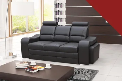 Produktbild von Schlafsofa Klappcouch 3-Sitzer Schlaffunktion + Bettkasten Couch Sofa Klappsofa