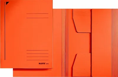 Image de 25x Leitz 3924-00-45 Chemise juridique A4 carton 300g orange